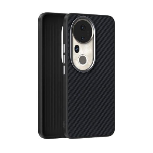 Vivo S20 Pro ABEEL C Carbon Fiber 6D MagSafe Phone Case Black - 1