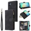 Samsung Galaxy A07 4G/5G Black Leather Wallet Phone Case with Zipper - 1