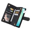 Samsung Galaxy A07 4G/5G Black Leather Wallet Phone Case with Zipper - 5