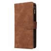 Samsung Galaxy A07 4G/5G Brown Leather Wallet Phone Case with Zipper - 2