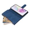 Samsung Galaxy A17 5G Frosted Zipper Wallet Leather Case - Blue - 7