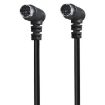 Mini DIN 7 Pin S-Video Cable 1.8m Elbow to Elbow Audio/Video - 1