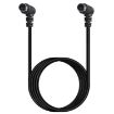 Mini DIN 7 Pin S-Video Cable 1.8m Elbow to Elbow Audio/Video - 2