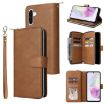Samsung Galaxy A17 5G Leather Wallet Case with 9 Card Slots (Brown) - 1
