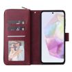 Samsung Galaxy A17 5G Leather Wallet Case, 9-Card Slots, Wine Red - 4