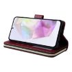 Samsung Galaxy A17 5G Leather Wallet Case, 9-Card Slots, Wine Red - 6
