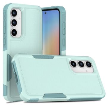 Samsung Galaxy A35/A55 5G Phone Case, 2 in 1 PC + TPU, Light Green - 1
