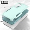 Samsung Galaxy A35/A55 5G Phone Case, 2 in 1 PC + TPU, Light Green - 4