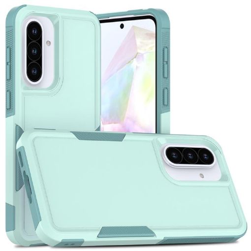 Samsung Galaxy A56 5G Phone Case, 2 in 1 PC + TPU, Light Green - 1
