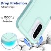 Samsung Galaxy A56 5G Phone Case, 2 in 1 PC + TPU, Light Green - 3