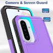 Samsung Galaxy A56 5G Phone Case, 2 in 1 PC + TPU, Purple - 2