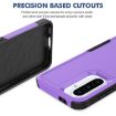 Samsung Galaxy A56 5G Phone Case, 2 in 1 PC + TPU, Purple - 5