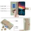 Redmi Note 14S 4G Green Litchi Texture Leather Crossbody Phone Case - 4