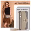 Redmi Note 14S 4G Grey Litchi Texture Leather Crossbody Phone Case - 7