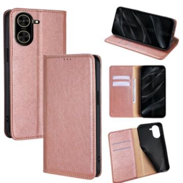 Redmi A5 4G Magnetic Leather Phone Case Rose Gold 171.7mm Gloss Oil - 1