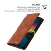Redmi A5 4G 171.7mm Magnetic Leather Phone Case - Light Brown Skin Feel - 5