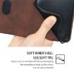 Redmi Note 14S 4G Dark Brown Magnetic Leather Phone Case Skin Feel - 7