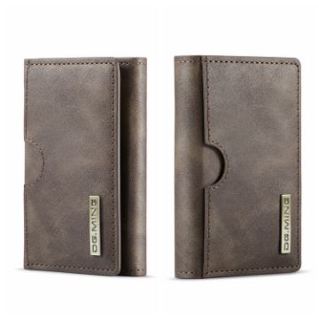 DG.MING M6 Series 3-Fold Multi Card Wallet - Coffee Color - 1