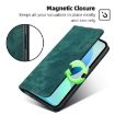 Redmi Note 14S 4G Green RFID Anti-theft Magnetic Leather Case - 5