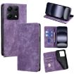 Redmi Note 14S 4G Purple RFID Anti-theft Magnetic Leather Case - 1