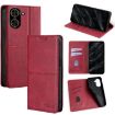 Redmi A5 4G Cow Texture Magnetic Leather Phone Case Red 171.7mm - 1