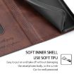 Redmi Note 14S 4G Cow Texture Magnetic Leather Case Dark Brown - 6