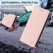 Xiaomi 14 Ultra 5G Pink RFID Leather Phone Case - Dual-Folded Magnetic - 7