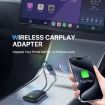 Wired to Wireless CarPlay Adapter USB Interface (Black) - 2