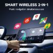 Dual Port Wired to Wireless CarPlay Adapter - USB & Type-C (White) - 4