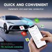 Dual Port Wired to Wireless CarPlay Adapter - USB & Type-C (Silver) - 3