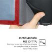 Red Leather Zipper Bag Phone Case for Redmi Note 14S 4G - 7
