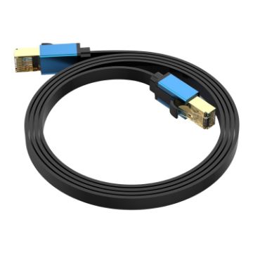 2m Cat 8 Ethernet Cable - 40Gbps High Speed LAN (Blue) - 1