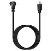 3m Mini DIN 6 Pin Extension Cable, Male Elbow to Male Straight - 2
