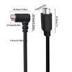 3m Mini DIN 6 Pin Extension Cable, Male Elbow to Male Straight - 3