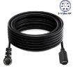 Mini DIN 6 Pin Extension Cable 0.5m (M to F Elbow) - 3