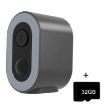 WiFi Tuya Smart HD Battery Camera, US Plug, 32GB Memory (Grey) - 1
