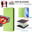 Ulefone Note 14 RC01 Grass Green RFID Leather Phone Case Dual-Folded - 5