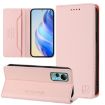 Ulefone Note 14 Pink RFID Leather Phone Case - Dual-Folded Magnetic - 1