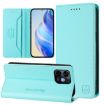 Ulefone Note 16 Pro Mint Green RFID Leather Phone Case Dual-Folded - 1