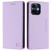 Ulefone Note 16 Pro Light Purple RFID Leather Phone Case Dual-Folded - 2