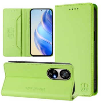 Ulefone Note 17 Pro Grass Green RFID Leather Magnetic Phone Case - 1