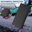 Ulefone Note 17 Pro RC01 Dual-Folded Magnetic RFID Leather Case Black - 7