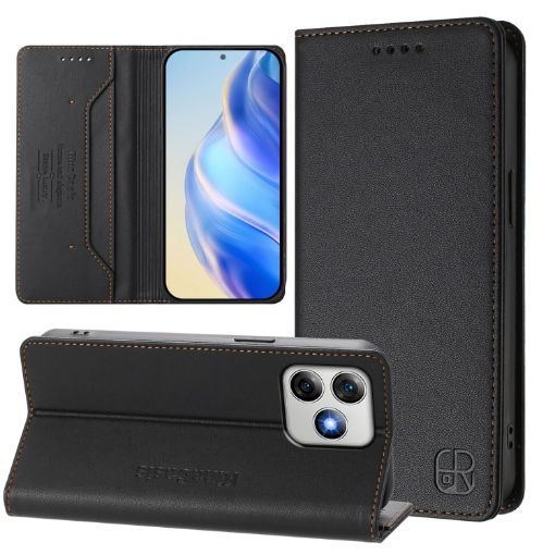 Ulefone Note 18 Ultra 5G RC01 Dual-Fold Magnetic RFID Leather Case - 1