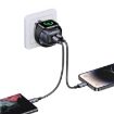 USAMS T67 20W GaN Fast Charger USB/USB-C UK Plug - Gun Color - 3