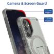 Samsung Galaxy A35 Grey Armor MagSafe Holder Hybrid TPU Phone Case - 5