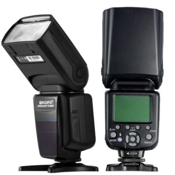 TRIOPO TR-982IIC Speedlite Flash for Canon - Black - 1