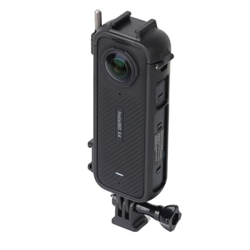 Insta360 X4 Cold Shoe Protective Frame with Adapter Mount & Screw (Black) - 1