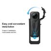 Insta360 X5 Cold Shoe Carbon Fiber Texture Protective Frame (Black) - 5