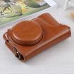 Brown PU Leather Case Bag & Strap for Samsung Galaxy Camera EK-GC100/110/200 - 2