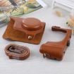 Brown PU Leather Case Bag & Strap for Samsung Galaxy Camera EK-GC100/110/200 - 5